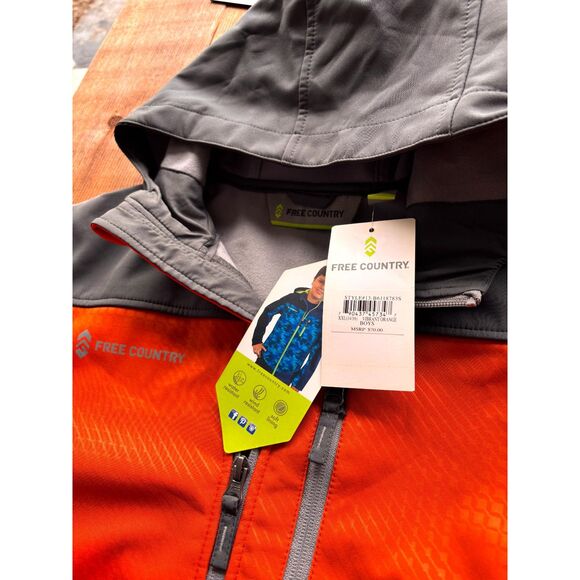 Free Country Jacket - Youth Regular Fit (XXL) - Orange - Picture 3 of 5